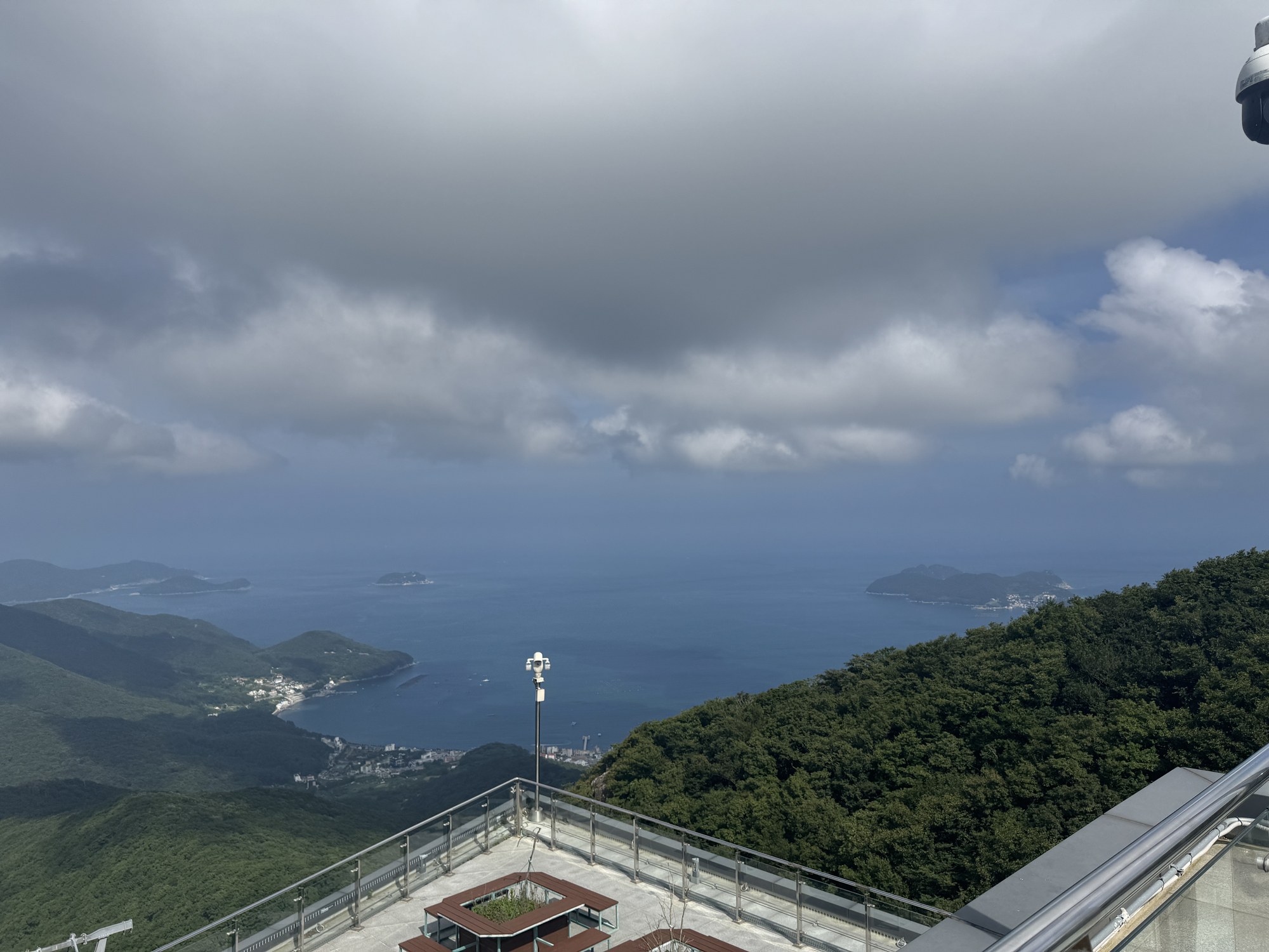 The sea from the observatory deck