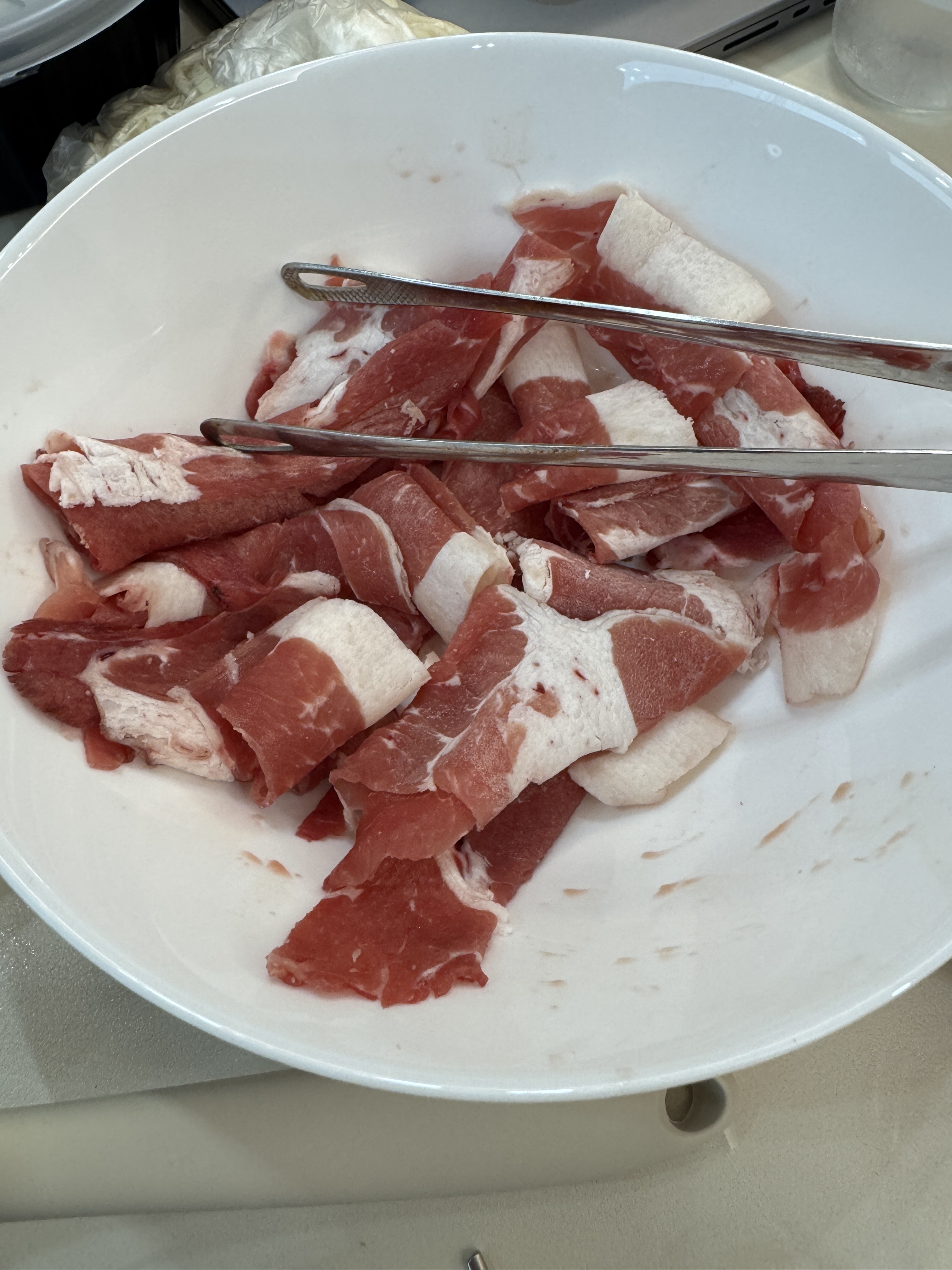 Supermarket shabu beef
